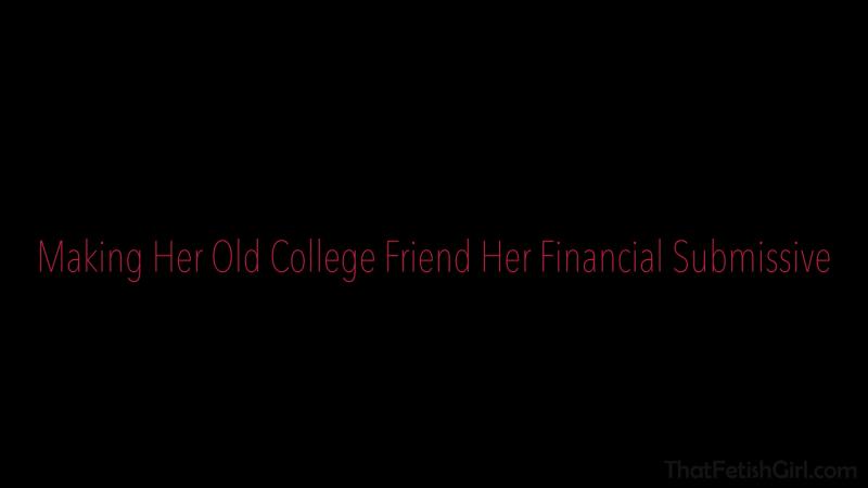 [thatfetishgirl.com] Freshie Juice, Tina Lee Comet - Making Her Old College Friend Her Financial Submissive [21.09.2021 г., Female Domination, Lezdom, BDSM, Strapon, 1080p, WEB-DL]