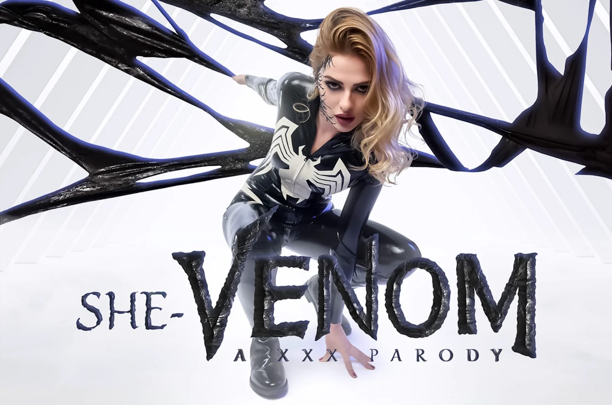 [VRCosplayX.com] Mina Von D - She-Venom A XXX Parody [2023-07-06, Cum On Body, Fucking, 180, Superhero, Babe, Catsuit, Big Tits, Comic, Blowjob, Villain, Doggystyle, Blonde, Titty Fuck, Latex, 7K, SideBySide, 3584p, SiteRip] [Oculus Rift / Vive]