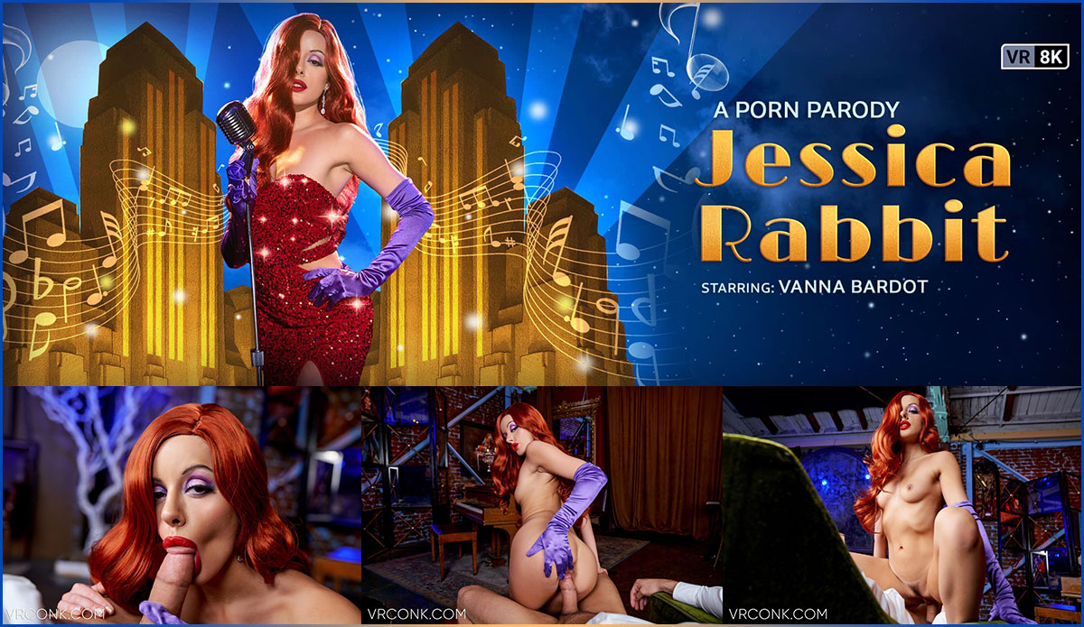 [VRConk.com] Vanna Bardot - Jessica Rabbit (A Porn Parody) [09.06.2023, American, Babe, Blowjob, Cartoons, Close Up,Cosplay, Cowgirl, Cum on Body, Doggystyle, Hairy, Natural Tits, Parody, Redhead, Reverse Cowgirl, Small Tits, SideBySide, 8K, 3840p, SiteRi