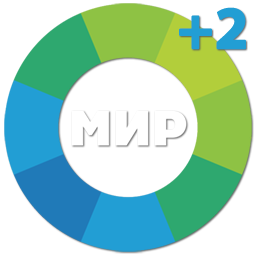Логотип канала 'Мир (+2)'