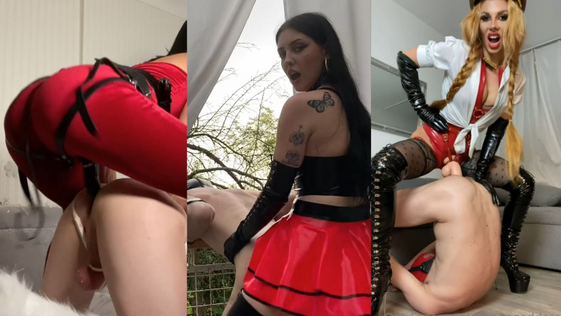 These women know how to use strapon [Femdom, Strapon, Compilation, 1080p]