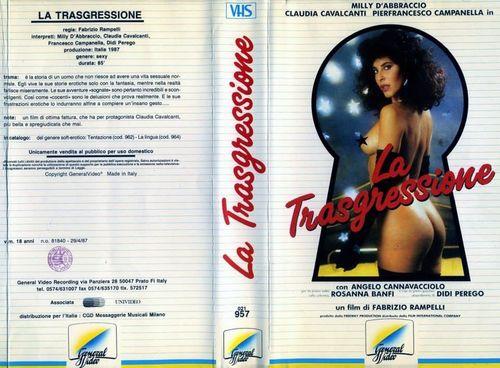 La trasgressione / Трансгрессия (Fabrizio Rampelli, Freeway Production) [1987 г., Erotic, Thriller, VHSRip]