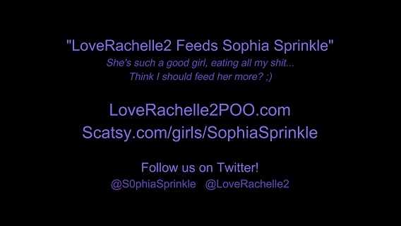 LoveRachelle2 Feeds Sophia Sprinkle (loverachelle2poo.com) [2023, Scat, shit eating, lesbian, 2160p, WEB-DL]