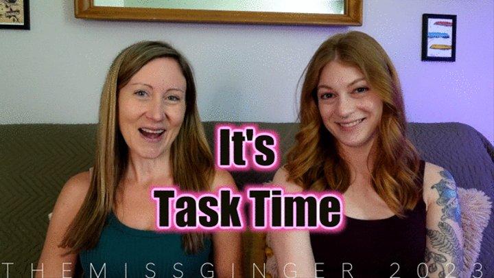 It s Task Time (The Miss Ginger, clips4sale.com) [2023 г., Femdom, Humiliation, Submissive/Slave Training, POV, 1080p, SiteRip]