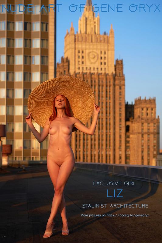 [Nude-in-russia.com] 2023-12-17 Liz - Gene Oryx - Stalinist architecture [Exhibitionism, Posing, Solo, Teen] [2700*1800, 50 фото]