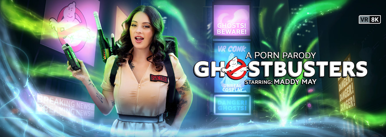 [VRConk.com] Maddy May - Ghostbusters (A Porn Parody) [2023-12-22, Babe, Big Dick, Blowjob, Brunette, Cosplay, Hairy, Parody, Tattoo, American, Balls Licking, Close Up, Cowgirl, Doggystyle, Reverse Cowgirl, 6K, SideBySide, 3072p, SiteRip] [Oculus Rift / V