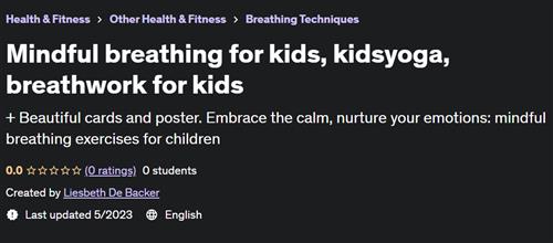 Mindful breathing for kids, kidsyoga, breathwork for kids