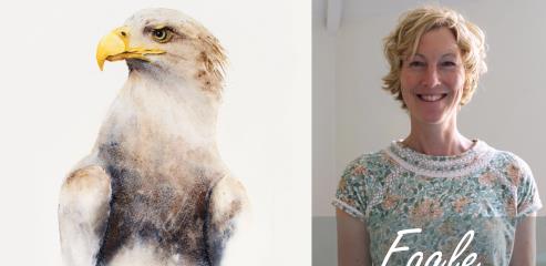 Eagle. A Free– Flow Watercolour Masterclass with Jane Davies |  Download Free