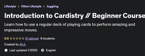 Introduction to Cardistry - Beginner Course