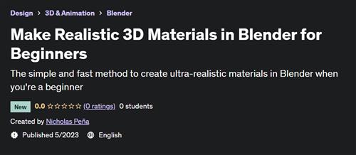 Make Realistic 3D Materials in Blender for Beginners