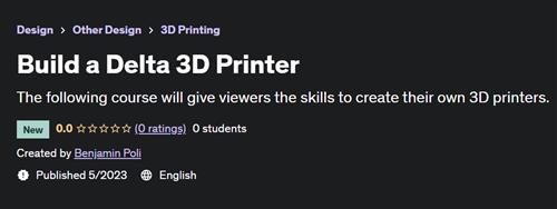 Build a Delta 3D Printer