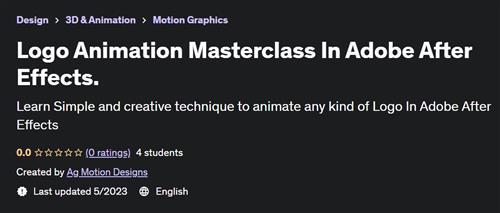 Logo Animation Masterclass In Adobe After Effects |  Download Free