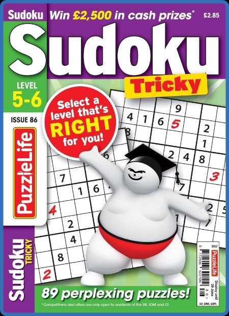 PuzzleLife Sudoku Tricky – May 2023