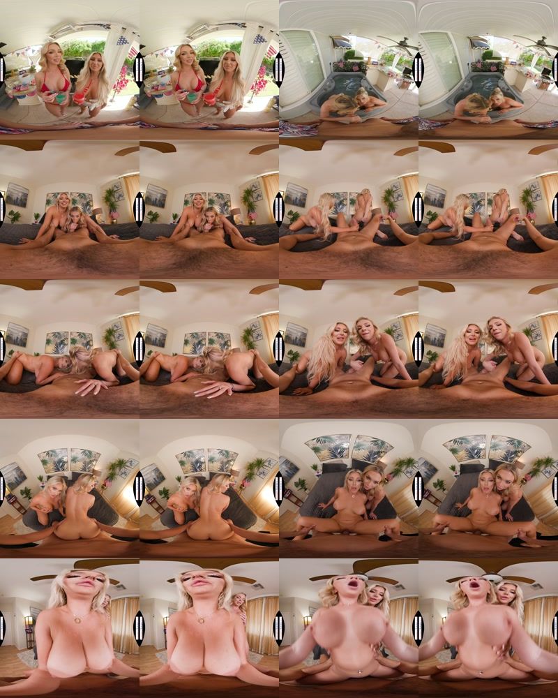 NaughtyAmericaVR, NaughtyAmerica: Kayley Gunner, Tiffany Watson (NEIGHBORLY FUCKFEST / Your neighbors, Kayley Gunner & Tiffany Watson, stop by for your man-meat when they see you're BBQing all alone) [Oculus Rift, Vive | SideBySide] [2048p]