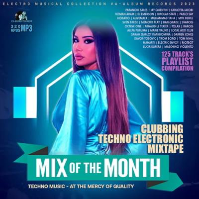 VA - Clubbing Techno: Mix Of The Month (2023) MP3