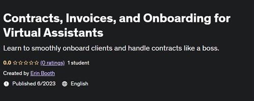 Contracts, Invoices, and Onboarding for Virtual Assistants