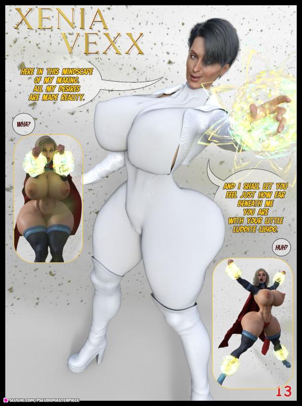 PseudoMasterPiece - Super Villain - Xenia Vexx 3D Porn Comic
