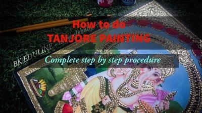 Learn Tanjore Painting Step By Step In Traditional  Method 022d12cc96cb4496fb56767969adf83d