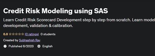 Credit Risk Modeling using SAS