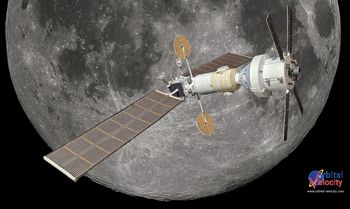 Международная окололунная орбитальная станция «Gateway» и космический корабль «Орион» (Orbital Velocity)