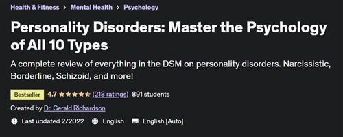 Personality Disorders Master the Psychology of All 10 Types