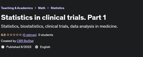 Statistics in clinical trials. Part 1