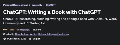 ChatGPT Writing a Book with ChatGPT |  Download Free