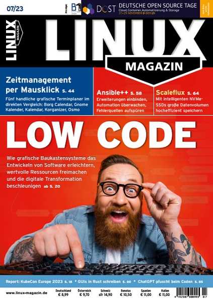Linux-Magazin №07 Juli 2023
