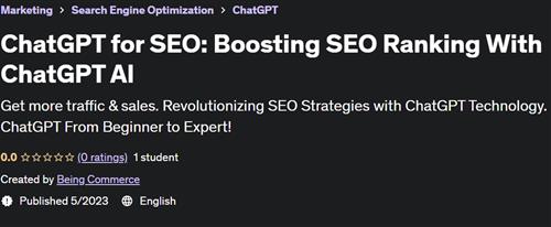 ChatGPT for SEO Boosting SEO Ranking With ChatGPT AI
