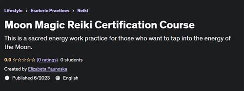 Moon Magic Reiki Certification Course Created