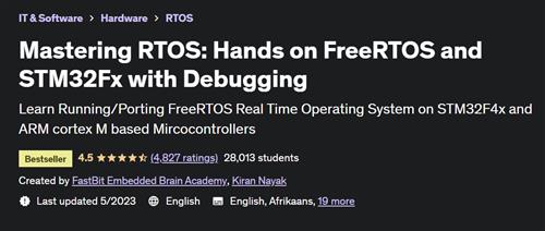 Mastering RTOS Hands on FreeRTOS and STM32Fx with Debugging