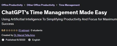 ChatGPT's Time Management Made Easy