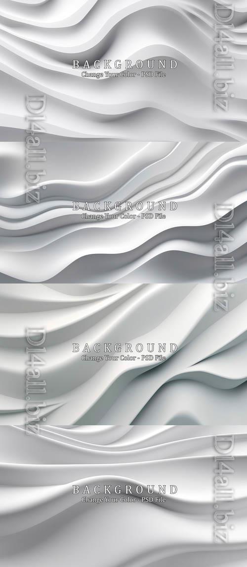 PSD abstract white and grey background