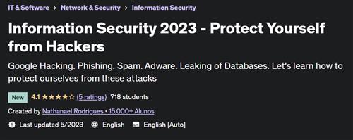 Information Security 2023 - Protect Yourself from Hackers