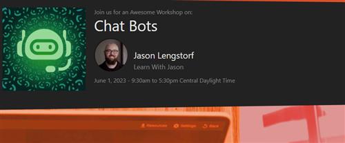 Frontend Masters - Chat Bots with Jason Lengstorf
