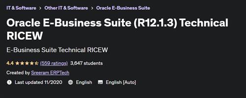 Oracle E-Business Suite (R12.1.3) Technical RICEW