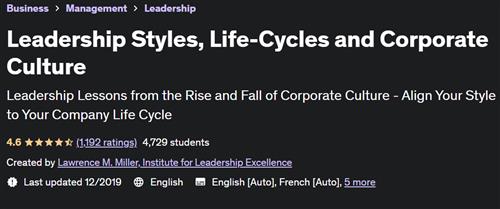 Leadership Styles, Life-Cycles and Corporate Culture