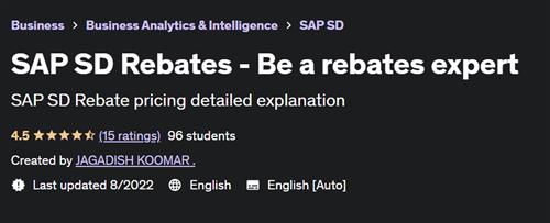 SAP SD Rebates – Be a rebates expert