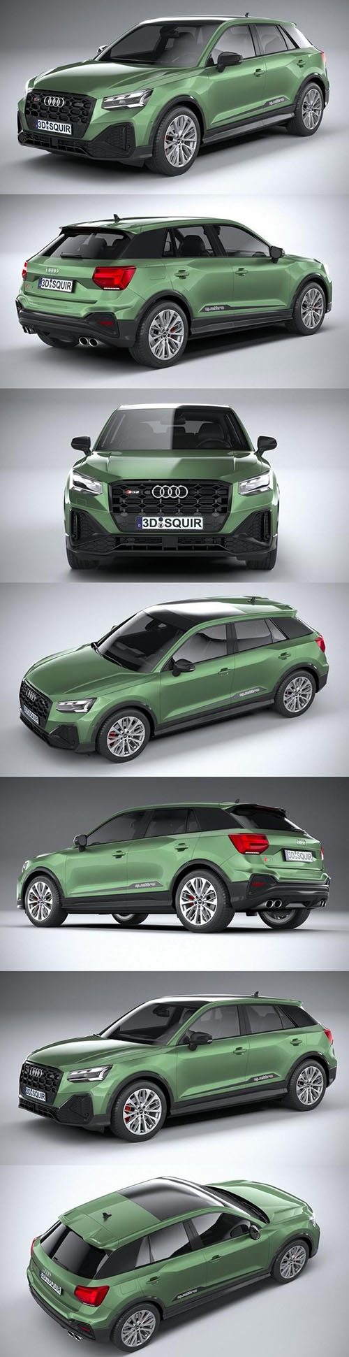 Audi SQ2 2021  - 3d model