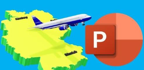 PowerPoint and Paint 3DMap Animation |  Download Free
