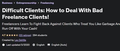 Difficult Clients How to Deal With Bad Freelance Clients!