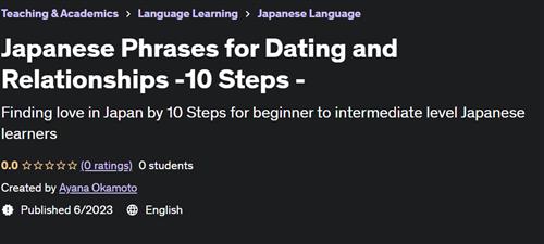 Japanese Phrases for Dating and Relationships -10 Steps