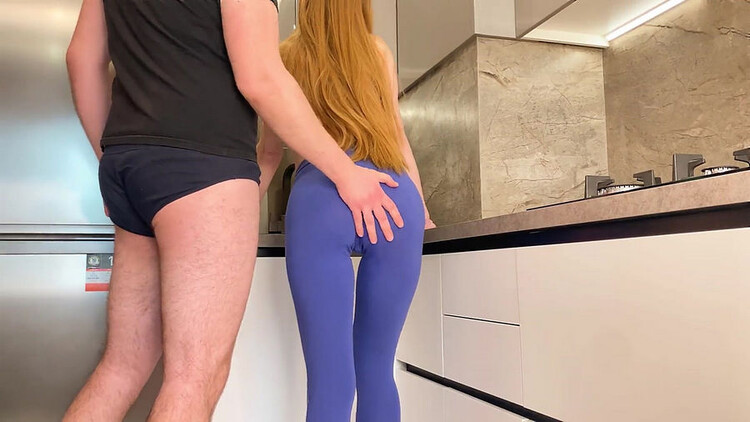 NellyLilian - Double Creampie For Redhead Pregnant Busty Step Sister 9 Months Pregnant