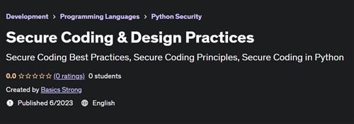 Secure Coding & Design Practices
