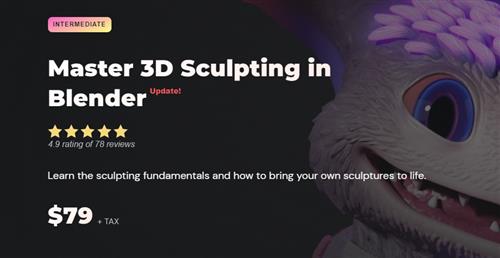 Master 3D Sculpting in Blender, Part 3 Chapter 11– 13 |  Download Free