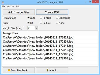 VovSoft Image to PDF 2.8