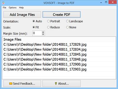 VovSoft Image to PDF  2.8 E5f76b78cb7f813cf1c837c434051432