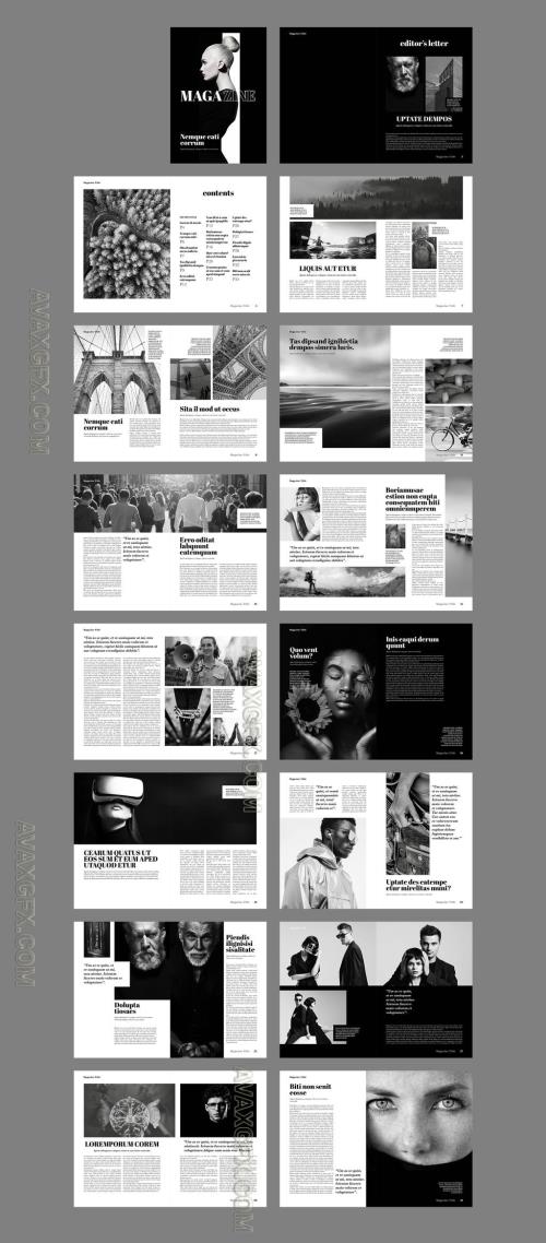 Simple Black And White Multipurpose Magazine 606428151 [Adobestock]