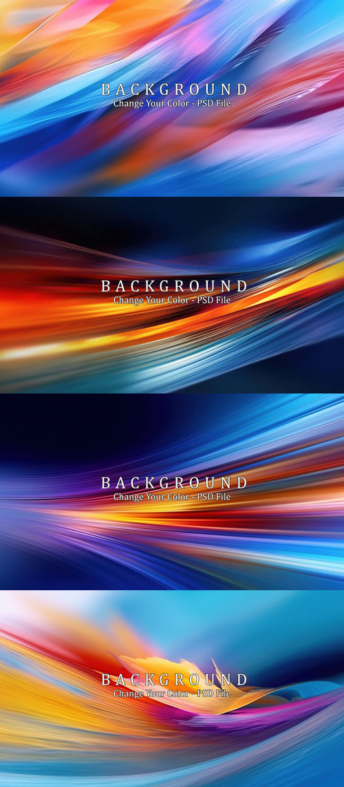 PSD modern abstract high speed movement