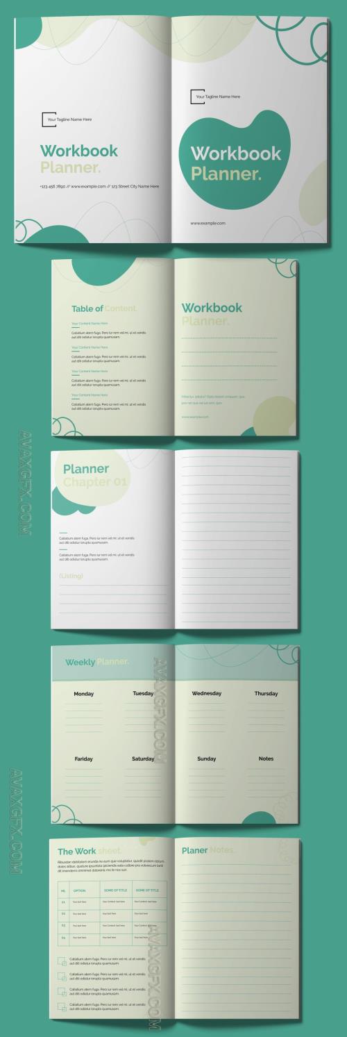 Workbook Planner Design Template 605957459 [Adobestock]